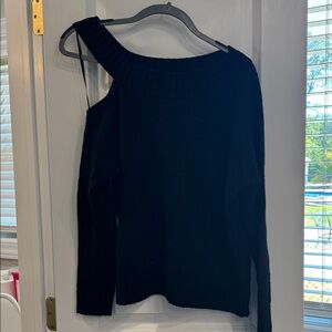 Vince Black Cold Shoulder Sweater